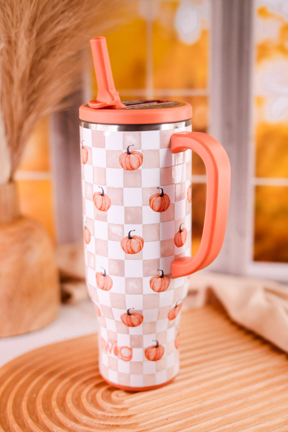Pumpkin Check 30oz Mega Mug - Whiskey Skies - SWIG LIFE
