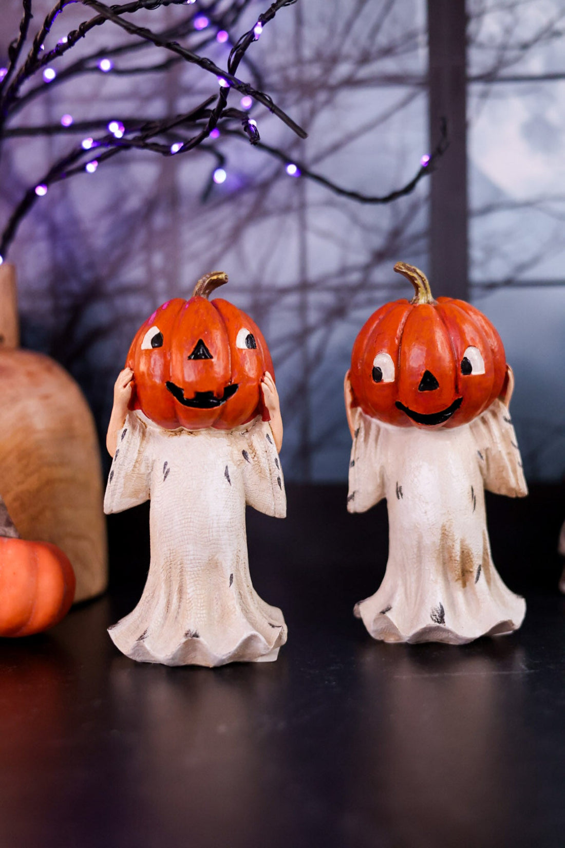 Pumpkin Head Ghost (2Styles) - Whiskey Skies - K&K INTERIORS