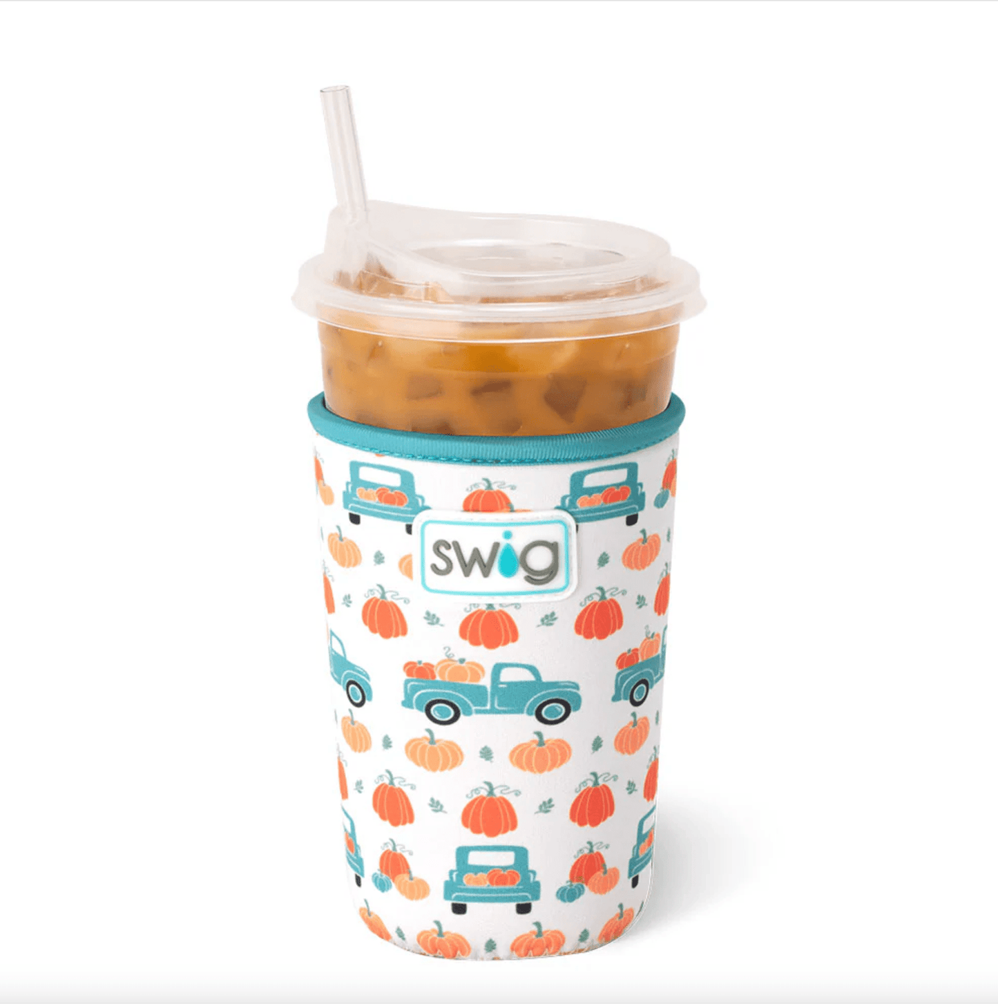 Pumpkin Patch Iced Cup Coolie - Whiskey Skies - SWIG LIFE