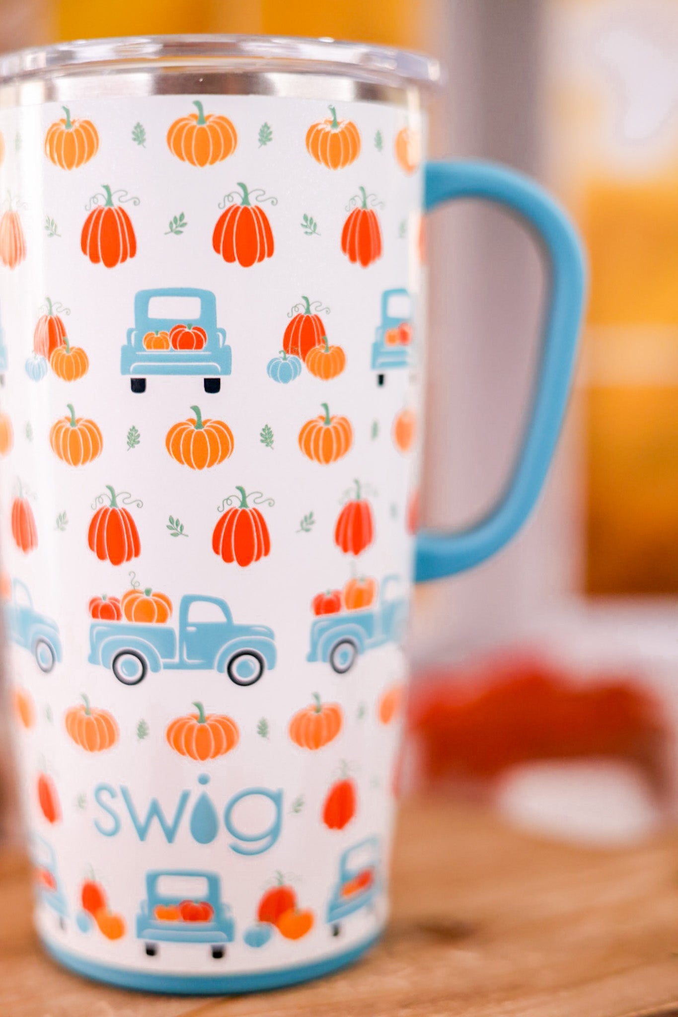 Pumpkin Patch Travel Mug (22oz) - Whiskey Skies - SWIG LIFE