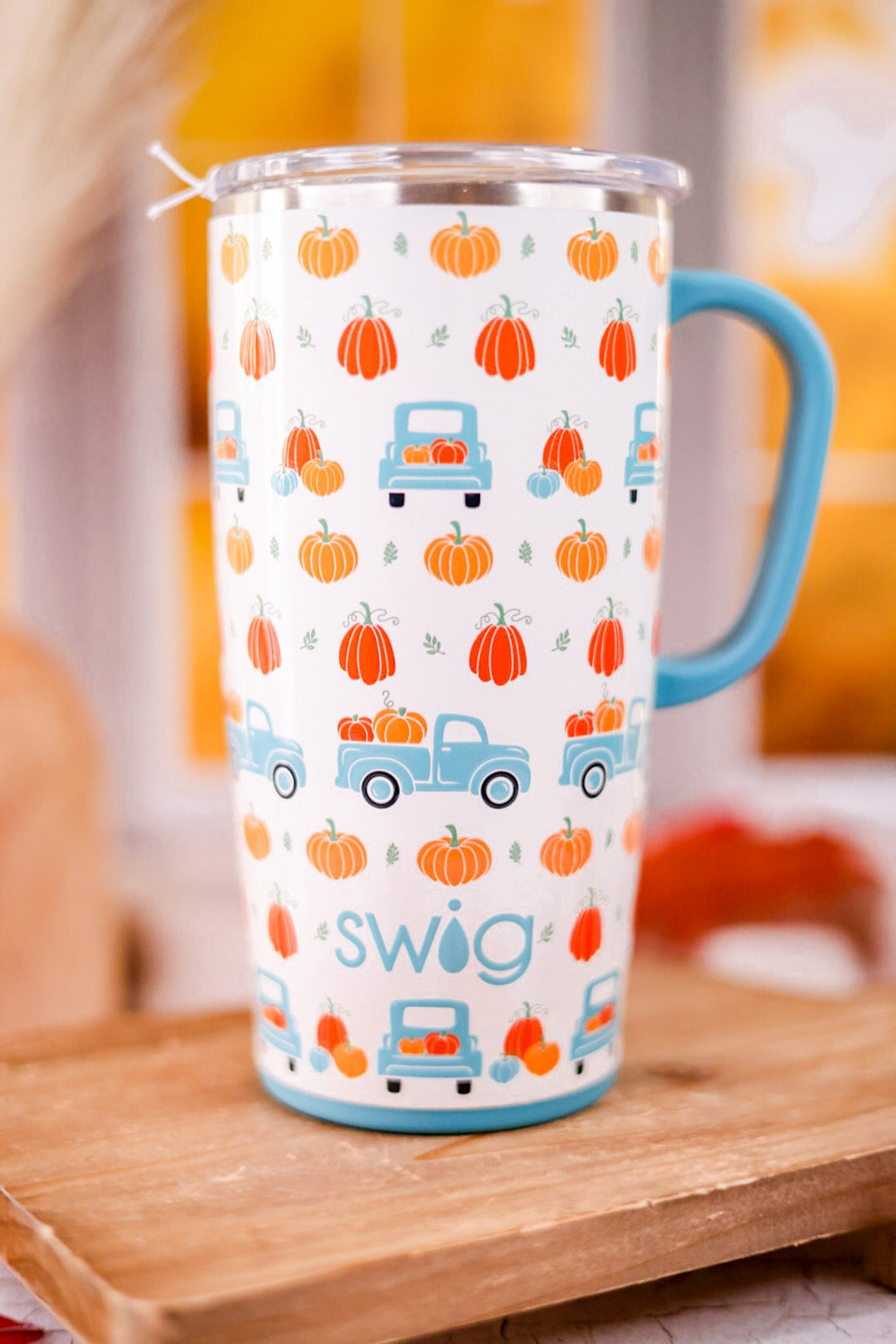 Pumpkin Patch Travel Mug (22oz) - Whiskey Skies - SWIG LIFE