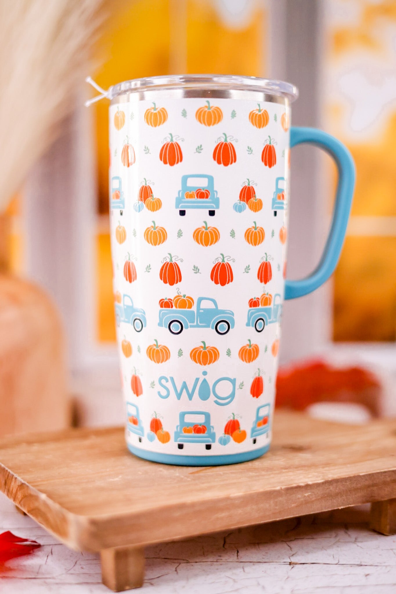 Pumpkin Patch Travel Mug (22oz) - Whiskey Skies - SWIG LIFE