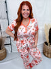 Pumpkin Spice Latte Short Sleeve Top & Joggers Loungewear Set - Whiskey Skies - SHIRLEY & STONE