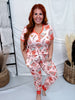 Pumpkin Spice Latte Short Sleeve Top & Joggers Loungewear Set - Whiskey Skies - SHIRLEY & STONE