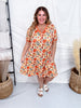 Pumpkins & Mushrooms Print Loungewear Night Dress - Whiskey Skies - SHIRLEY & STONE