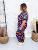 Purple Tie Dye Short Sleeve Shirt & Jogger Set - Whiskey Skies - SHIRLEY & STONE