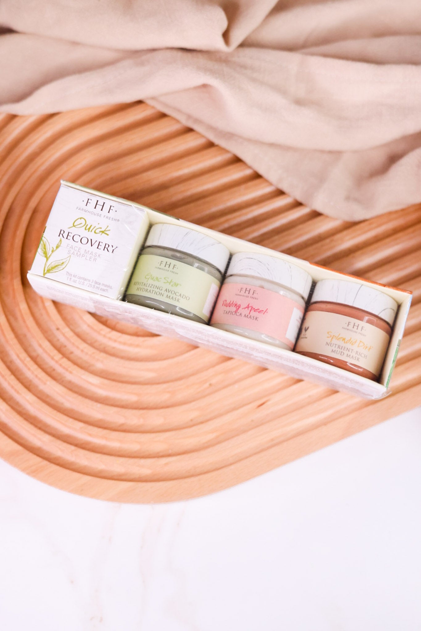 Quick Recovery Face Mask Sampler Set Of Three - Whiskey Skies - FARMHOUSE FRESH