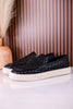 Quilty As Charged Black Loafers - Whiskey Skies - CORKYS FOOTWEAR