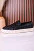 Quilty As Charged Black Loafers - Whiskey Skies - CORKYS FOOTWEAR