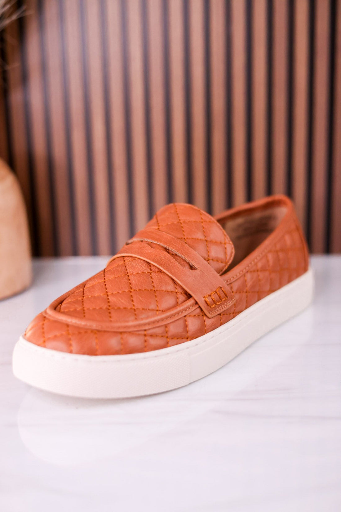 Quilty As Charged Cognac Loafers - Whiskey Skies - CORKYS FOOTWEAR