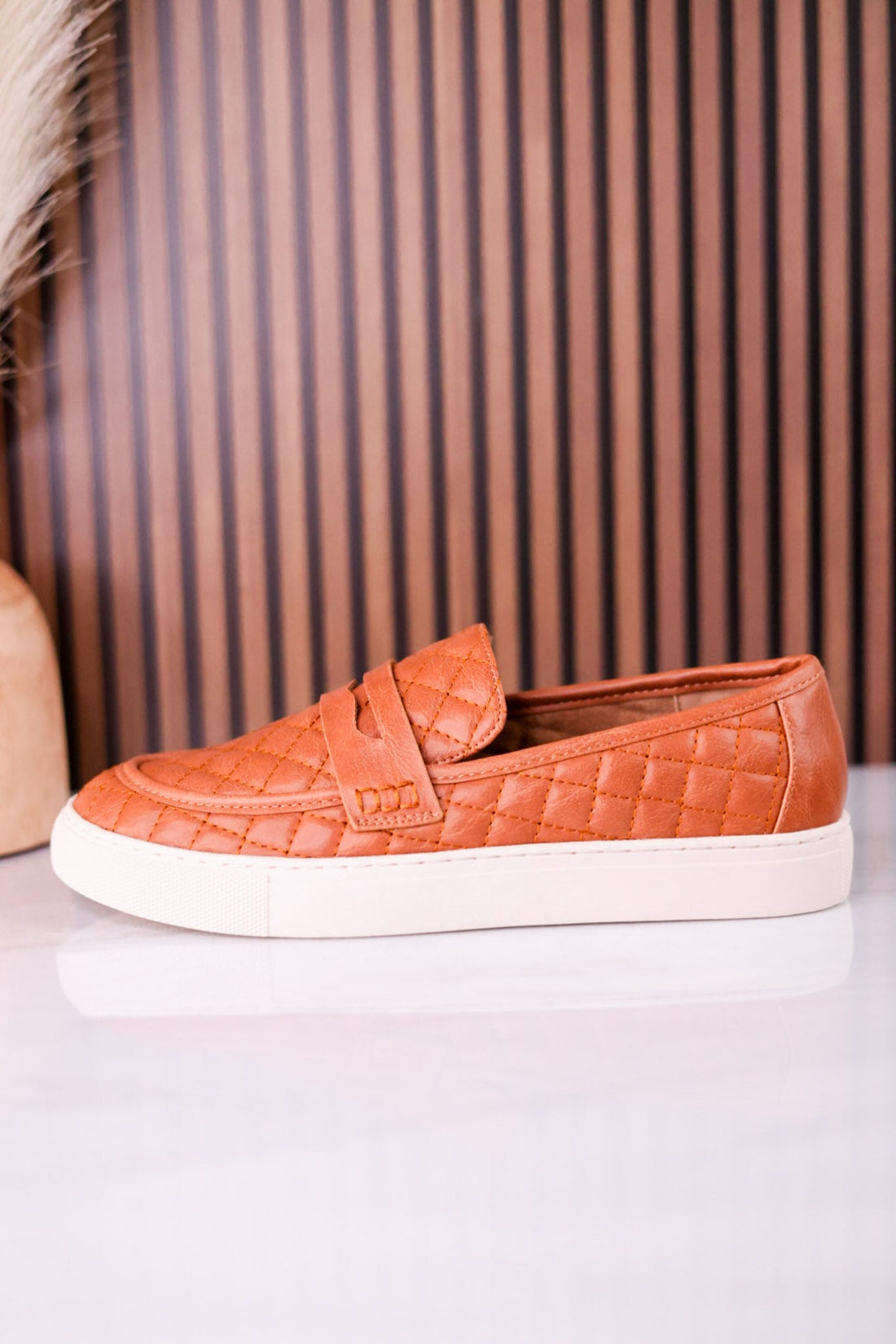 Quilty As Charged Cognac Loafers - Whiskey Skies - CORKYS FOOTWEAR