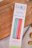 Rainbow Glitter Reusable Straw Set - Whiskey Skies - SWIG LIFE