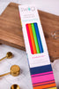 Rainbow Reusable Straw Set - Whiskey Skies - SWIG LIFE