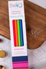 Rainbow Reusable Straw Set - Whiskey Skies - SWIG LIFE