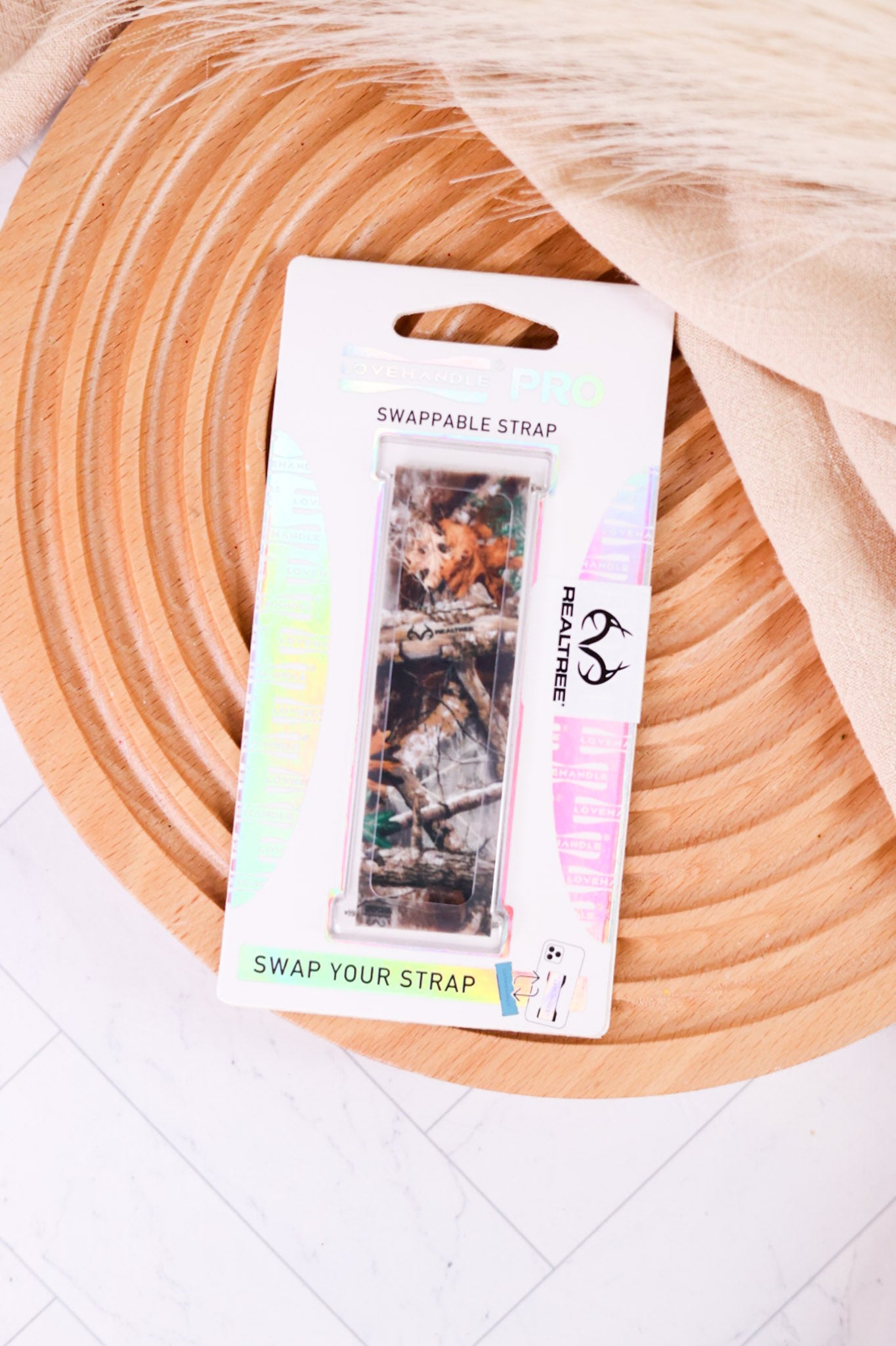 Real Tree EDGE® Camo Lovehandle Pro Swappable Strap - Whiskey Skies - LOVEHANDLERETAIL