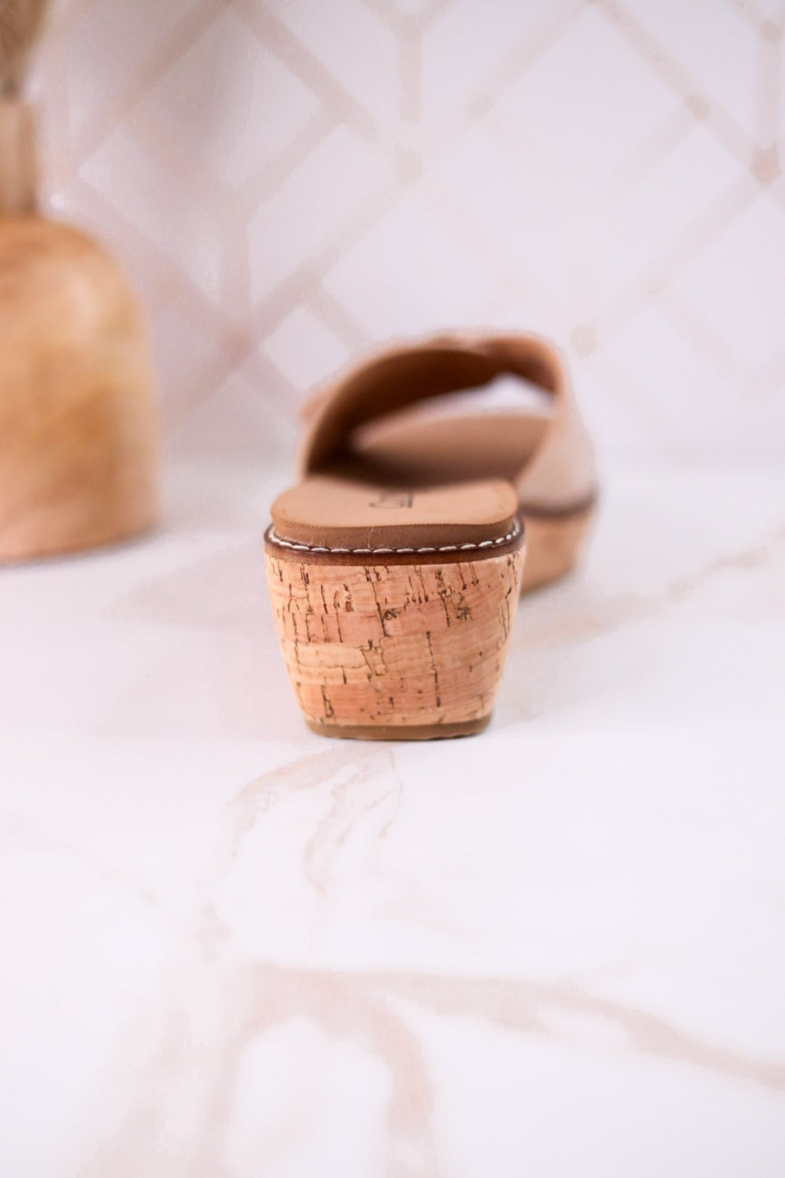 "Reality" Beige Crocodile Textured Sandals - Whiskey Skies - CORKYS FOOTWEAR