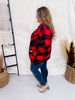 Red and Black Buffalo Plaid Shacket - Whiskey Skies - MICHELLE MAE