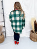 Red and Green Plaid Shacket with Chest Pocket - Whiskey Skies - DAVI & DANI