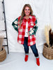 Red and Green Plaid Shacket with Chest Pocket - Whiskey Skies - DAVI & DANI