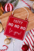 Red and White Christmas Sign Ornaments (3 Styles) - Whiskey Skies - MELROSE INTL