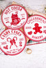 Red and White Round Holiday Treat Signs (3 Styles) - Whiskey Skies - SPECIAL T IMPORTS INC