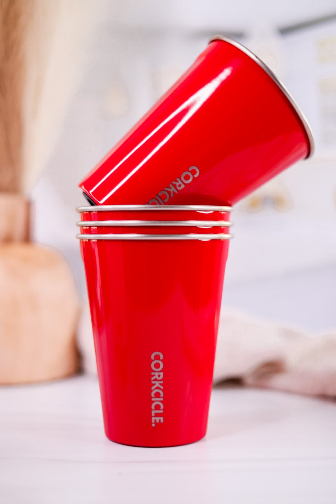 Red Eco Stacker Tumblers - Whiskey Skies - CORKCICLE