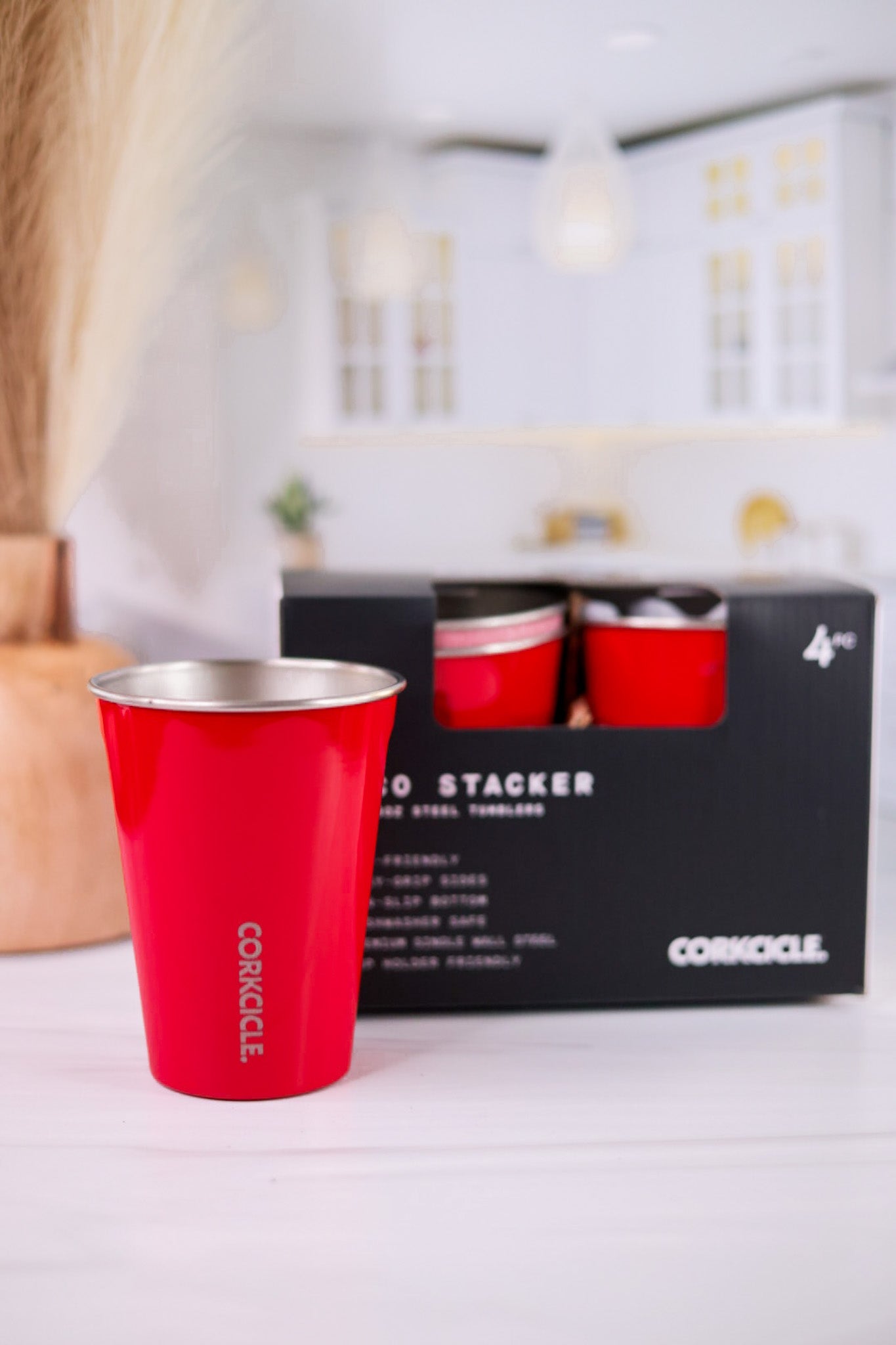 Red Eco Stacker Tumblers - Whiskey Skies - CORKCICLE