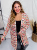 Red Floral Cardigan - Whiskey Skies - MICHELLE MAE