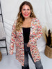 Red Floral Cardigan - Whiskey Skies - MICHELLE MAE