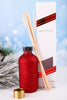 Red Glitter Reed Diffuser With Volcano By Capri Blue - Whiskey Skies - CAPRI BLUE