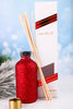 Red Glitter Reed Diffuser With Volcano By Capri Blue - Whiskey Skies - CAPRI BLUE