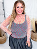 Red & White Mesh Heart Long Sleeve Layering Top - Whiskey Skies - DAVI & DANI
