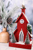 Red Winter Wonderland Church Table Top Decoration - Whiskey Skies - MELROSE INTL