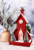 Red Winter Wonderland Church Table Top Decoration - Whiskey Skies - MELROSE INTL