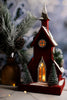 Red Winter Wonderland Church Table Top Decoration - Whiskey Skies - MELROSE INTL