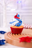 Resin Americana Style Cupcake (3 Styles) - Whiskey Skies - GERSON COMPANIES