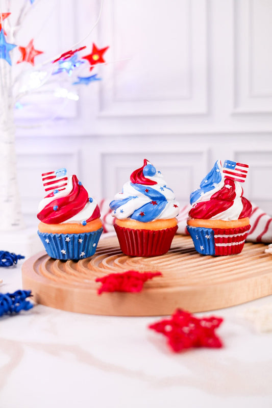 Resin Americana Style Cupcake (3 Styles) - Whiskey Skies - GERSON COMPANIES
