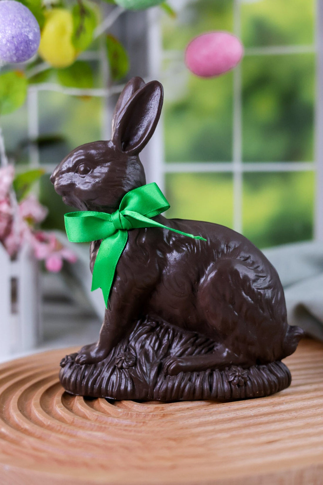 Resin Chocolate Easter Bunny Figurine - Whiskey Skies - RAZ IMPORTS