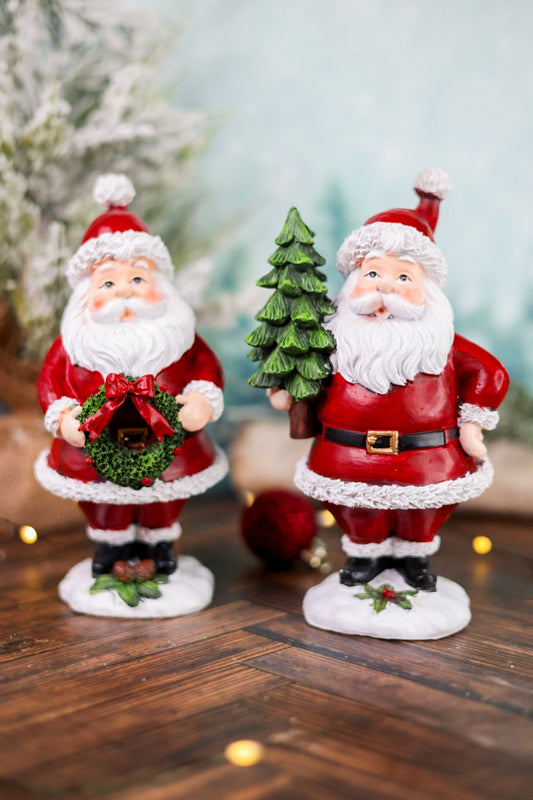 Resin Decorative Santa Clause (2 Styles) - Whiskey Skies - SPECIAL T IMPORTS INC