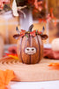Resin Harvest Highland Cow Head Pumpkin (2 Styles) - Whiskey Skies - GERSON COMPANIES