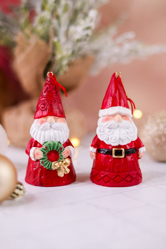 Resin Santa Claus Ornaments (2 Styles) - Whiskey Skies - MELROSE INTL