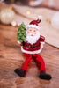 Resin Sitting Santa Figurine (2 Styles) - Whiskey Skies - SPECIAL T IMPORTS INC