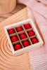 Resin Strawberries in Wooden Crate - Whiskey Skies - TRANSPAC