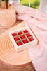 Resin Strawberries in Wooden Crate - Whiskey Skies - TRANSPAC