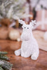 Resin Wicker Sitting Moose (2 Styles) - Whiskey Skies - SPECIAL T IMPORTS INC