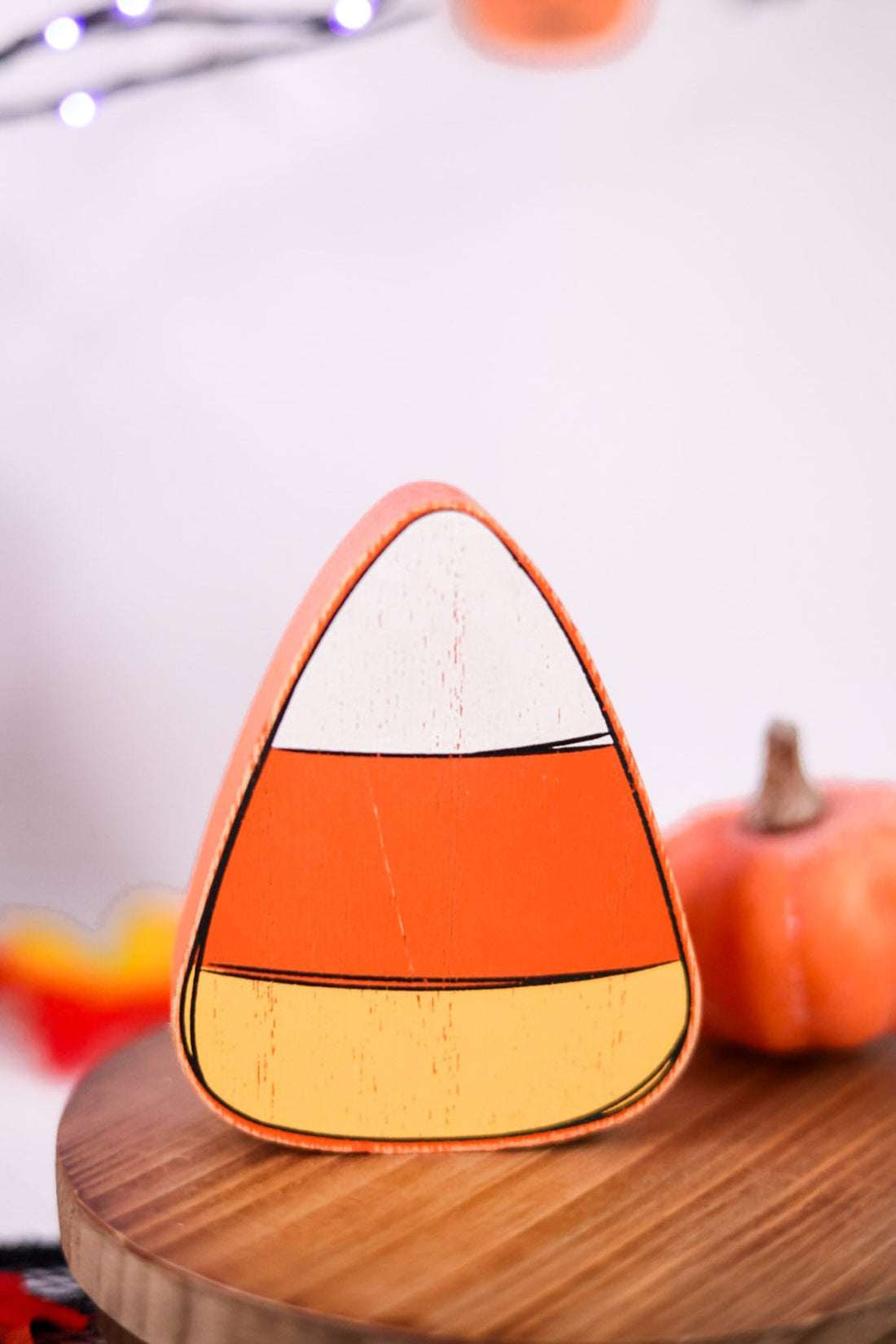Reversible Chunky Wood Candy Corn - Whiskey Skies - ADAMS & CO