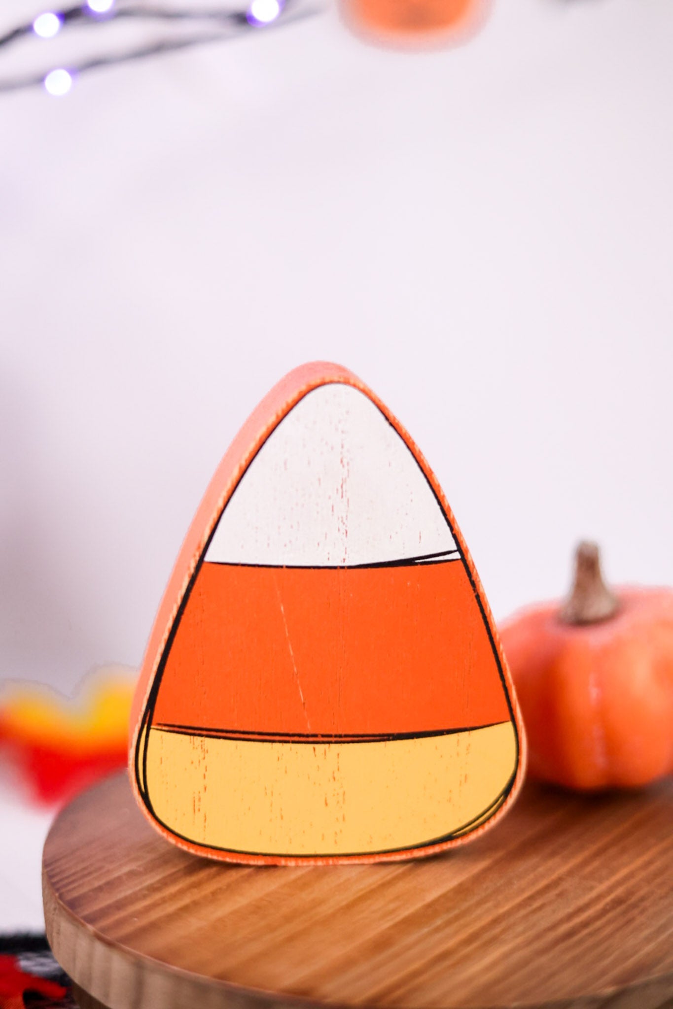 Reversible Chunky Wood Candy Corn - Whiskey Skies - ADAMS & CO