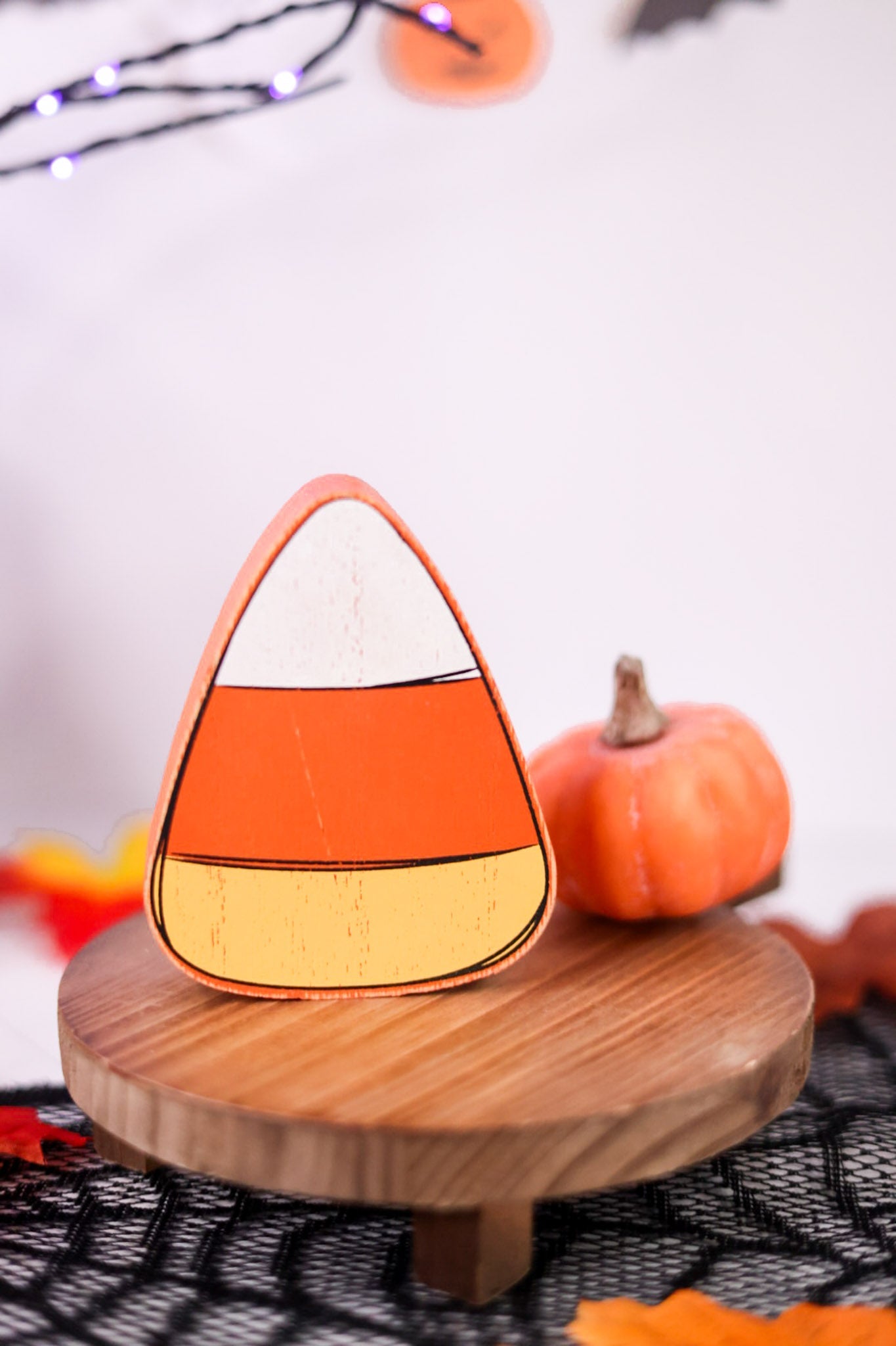 Reversible Chunky Wood Candy Corn - Whiskey Skies - ADAMS & CO