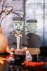 Reversible Chunky Wood Frankenstein Sitter W/ Beads - Whiskey Skies - ADAMS & CO