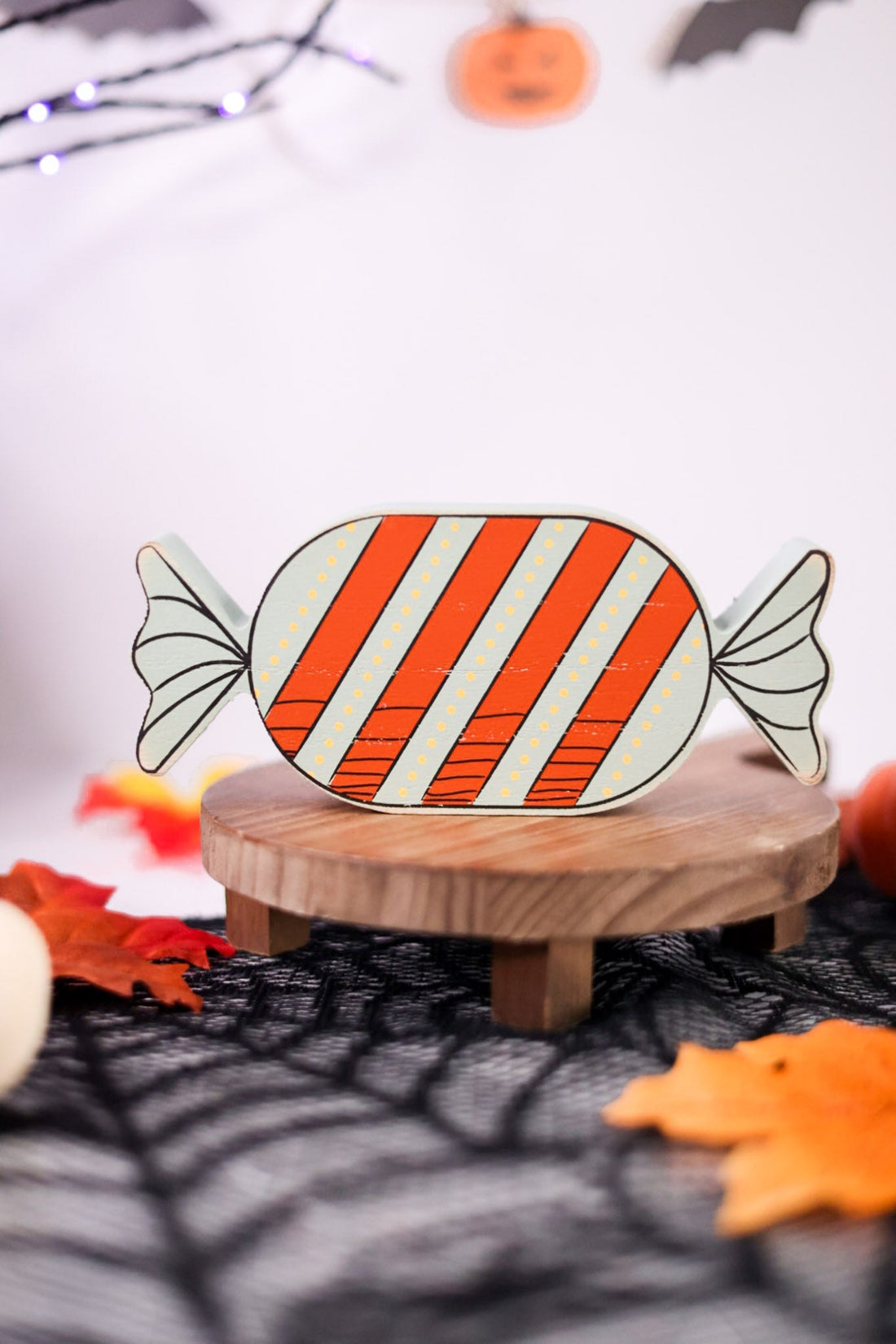 Reversible Chunky Wood Halloween Candy - Whiskey Skies - ADAMS & CO